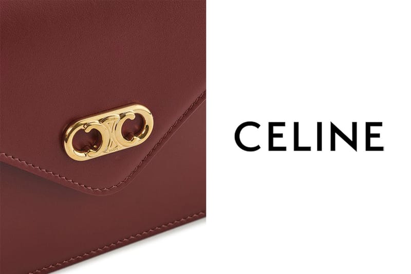 Celine maillon triomphe wallet on online chain