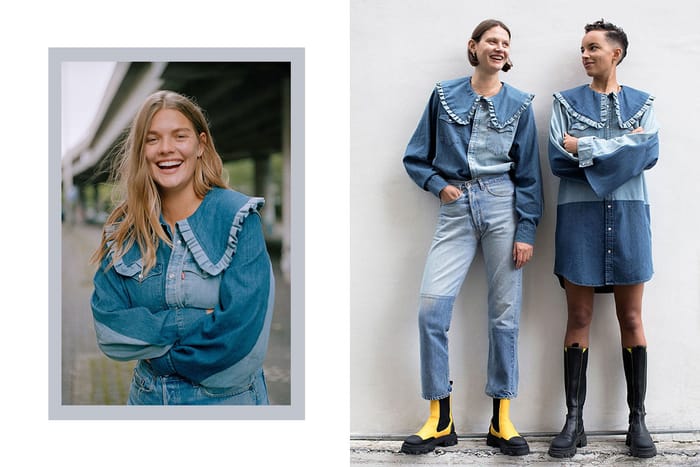 Ganni X Levi’s 推出租借牛仔系列，全用舊 501 牛仔褲製成！