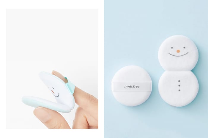 藏著妙用：因為可愛的雪人粉撲，韓國女生又再討論起 innisfree 蜜粉！