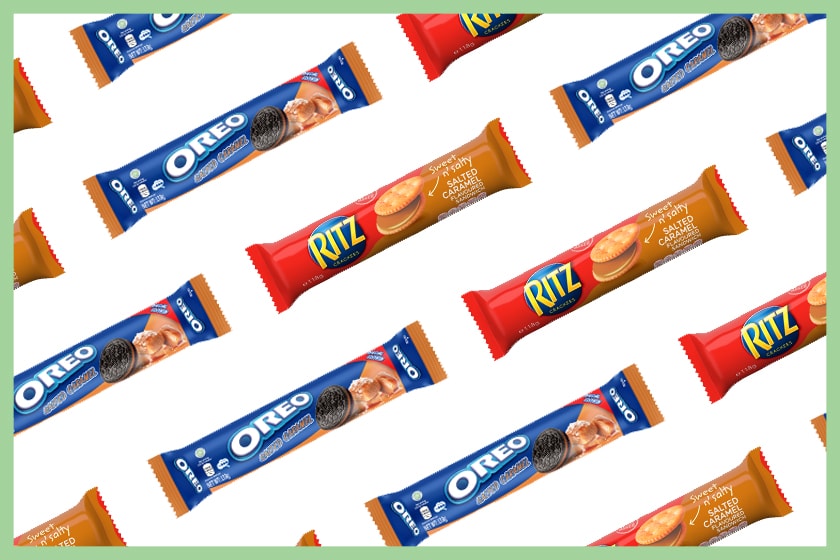 Oreo Ritz Bit OREO vs. RITZ 季節限定海鹽焦糖口味夾心餅乾 - POPBEE