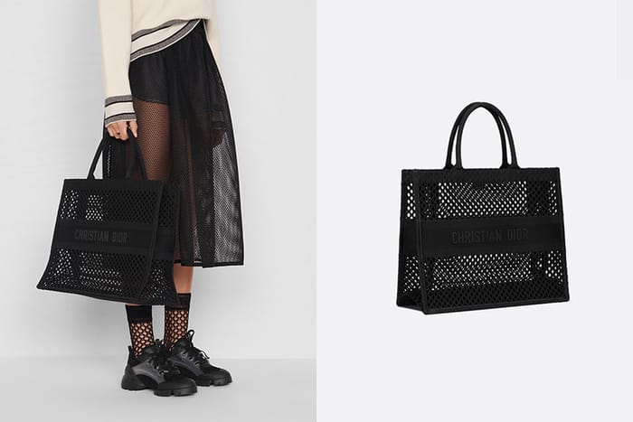 下個爆款：Dior Book Tote 全新網眼設計，變輕巧也更時髦了！