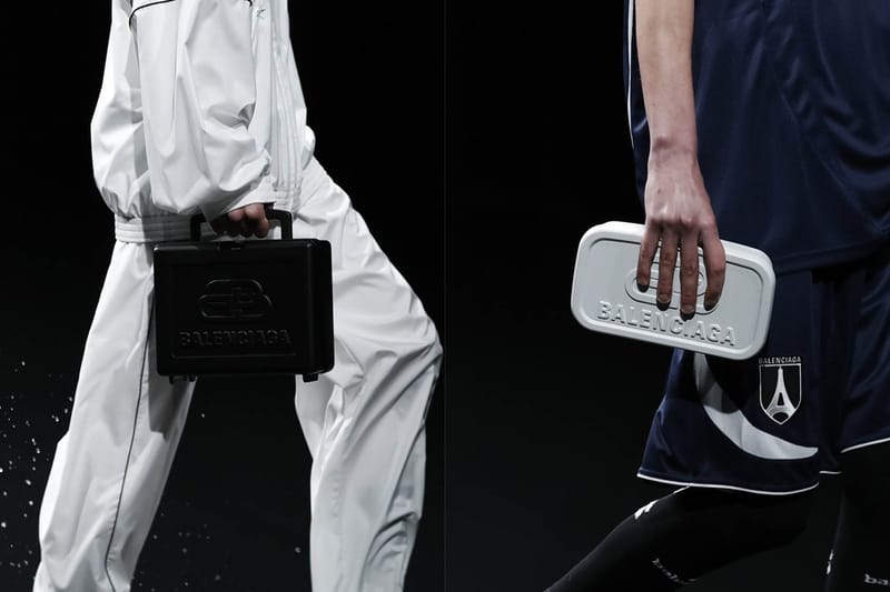 Balenciaga lunch box discount bag