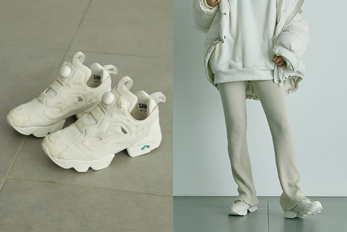 SNIDEL x Reebok 優雅聯名：絕美純白波鞋和絨毛 Hoodie 都太惹人喜愛！