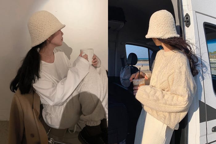 下一個仙氣帽款：超 Q 泰迪熊水桶帽，韓國女生 IG 都在戴它！