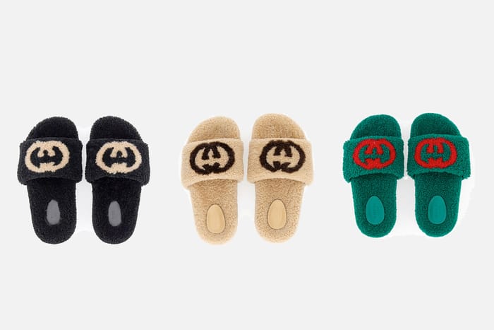一眼吸睛：Gucci 聖誕推出毛毛拖鞋，還有貼心的增高細節！