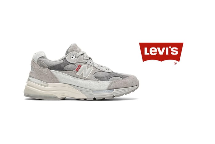 元祖灰推出牛仔版，New balance 992 和 Levi’s 聯名不輸經典款！