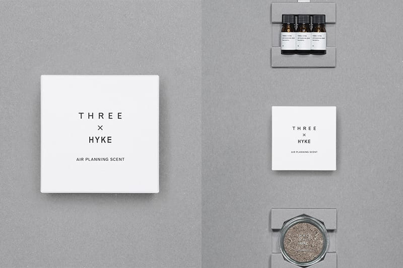 アロマグッズ THREE x HYKE AIR PLANNING SCENT 日系彩妝THREE 與HYKE 合作推出，帶給空間質感的天然精油香氛