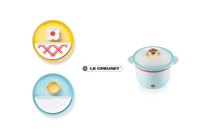 忍不住下手：Le Cruset x 哆啦 A 夢聯名，法瑯鍋、瓷盤、杯子… 太融化！