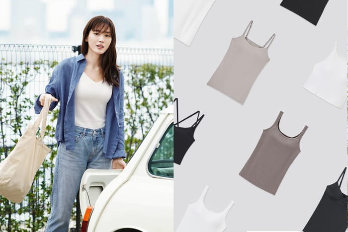 一穿就回不去的 BraTop 設計＋AIRism 涼感：Uniqlo 這件背心夏日必備！