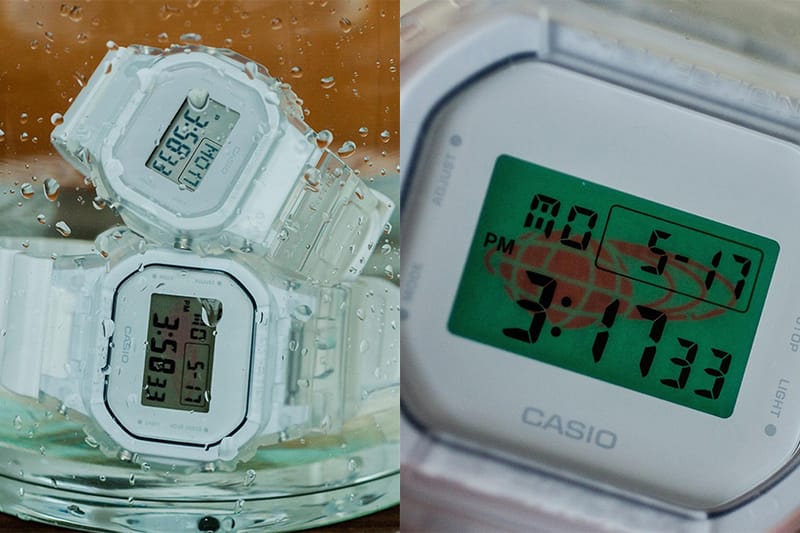 時計 Baby-G x BEAMS BOY & G-SHOCK x BEAMS G-SHOCK/BABY-G×ビームス/ビームス ボーイ、ホワイト＆クリア素材の新