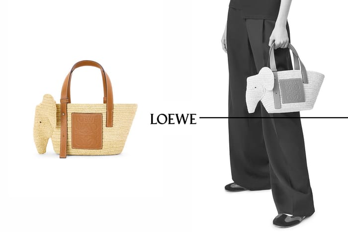 經典再進化：LOEWE 熱銷編織包，加上大象造型誰能抗拒？