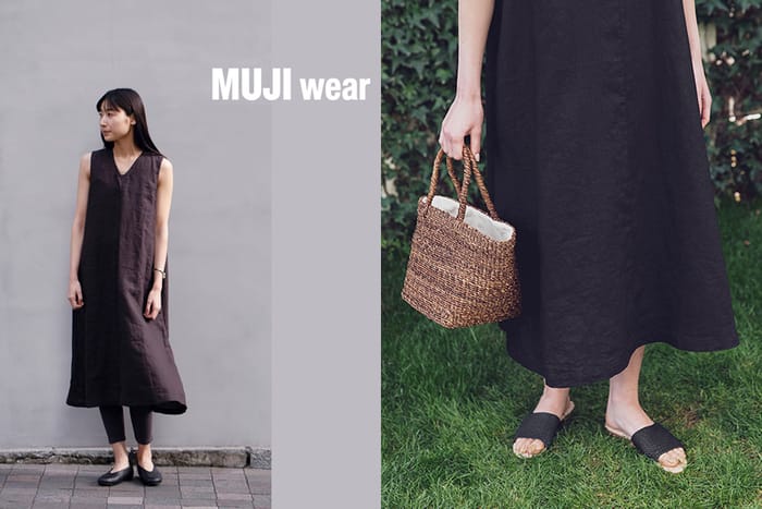 限時降價：MUJI 極簡亞麻洋裝，藏有時髦女生超愛口袋設計！