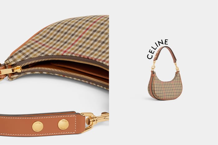 今年秋冬的格紋包：Celine Ava Bag 悄悄改版，背帶更實用了！
