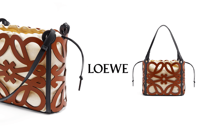 準備迎接下一爆紅袋款！絕美鏤空花紋，全新 Loewe Anagram Cut-Out Tote 登場