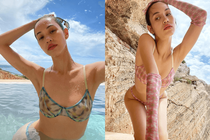 用上日本傳統扎染工藝，水原希子的 Office Kiko 與 Fruity Booty 推出內衣聯乘系列！