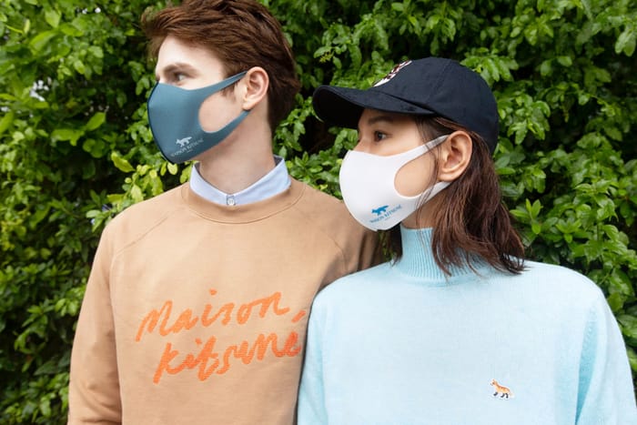 Maison Kitsuné 下一個搶手單品？小狐狸口罩，立體小臉大人氣！
