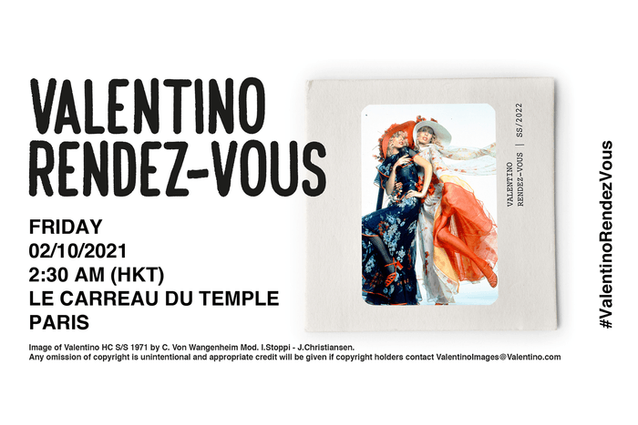 PFW：優雅奢華的象徵！Valentino Rendez-Vous 2022 春夏時裝秀即將登場
