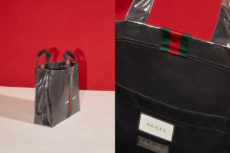 Comme des garcons outlet x gucci tote bag