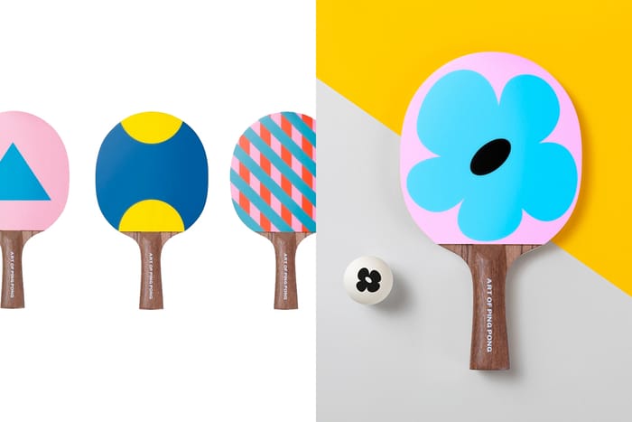把乒乓球拍變成藝術品，來自英國的小眾品牌 Art of Ping Pong！