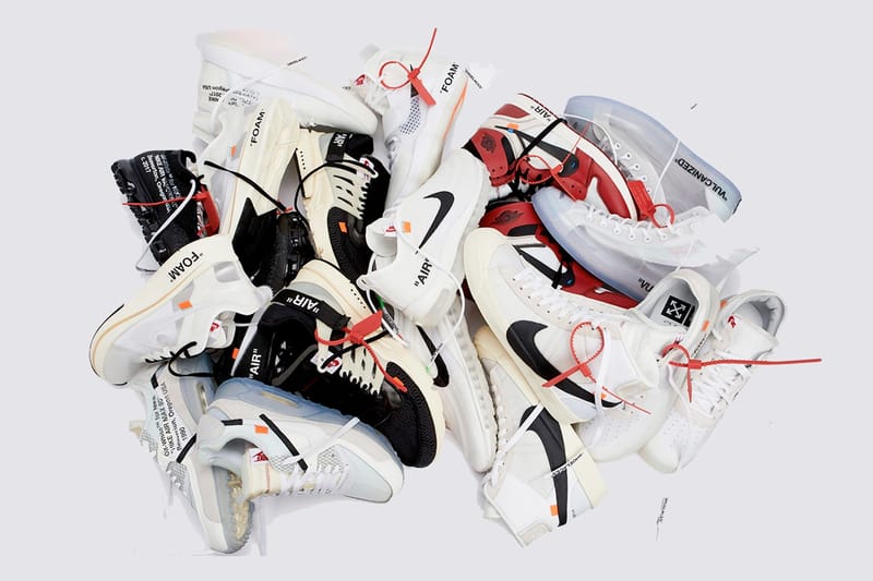 The 10 nike sales x off white