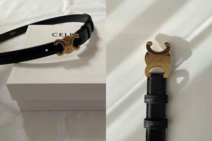時髦女生這次不愛手袋，而是鎖定這條 CELINE Triomphe Belt！