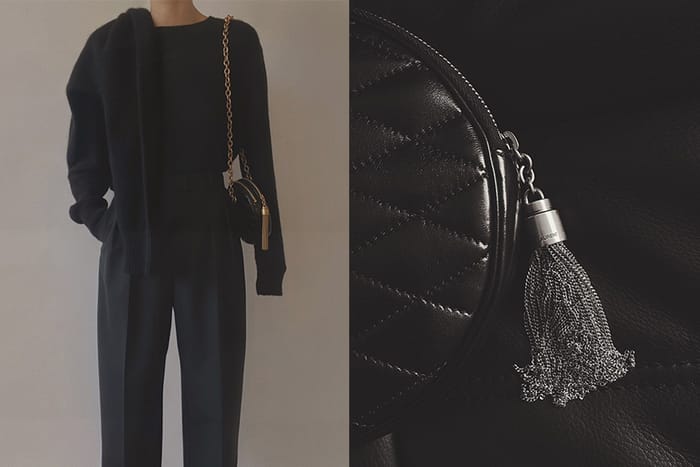 美的怦然心動：Saint Laurent 流蘇圓形鏈條包，下一枚新寵兒！