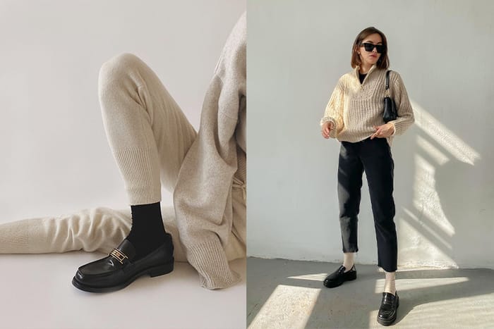 永垂不朽的經典：可愛、優雅、俐落，每個時尚女孩都需要一雙黑色 Loafer！