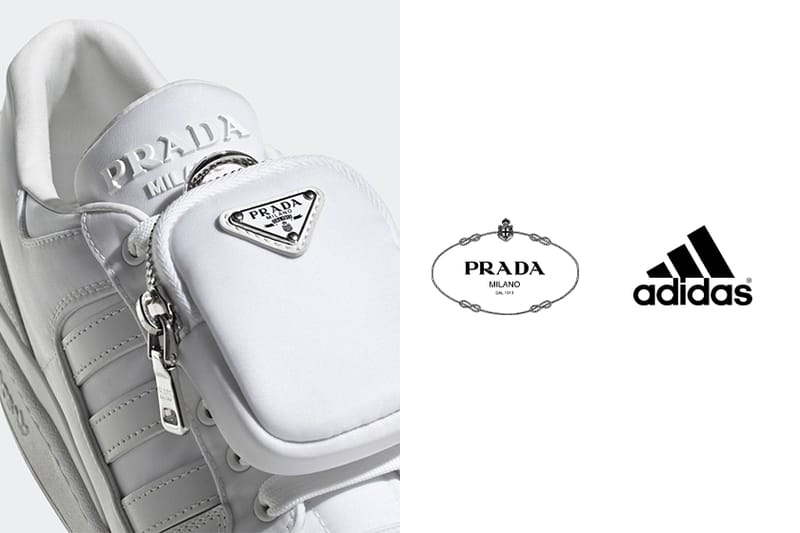 人氣聯名第三彈：Prada 將標誌性尼龍小袋子放在Adidas 的波鞋上了