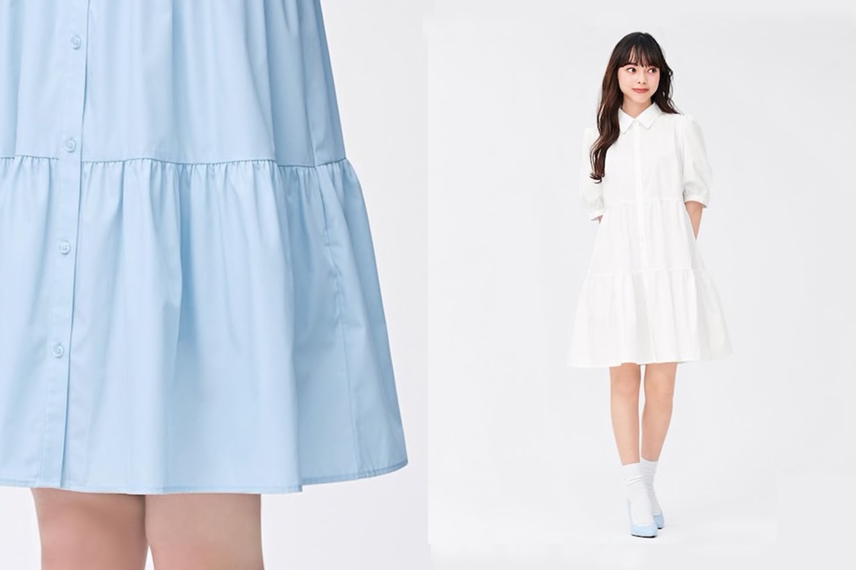 被日本女生愛用：GU 五分袖蛋糕連身裙，可愛的恰到好處！ - POPBEE