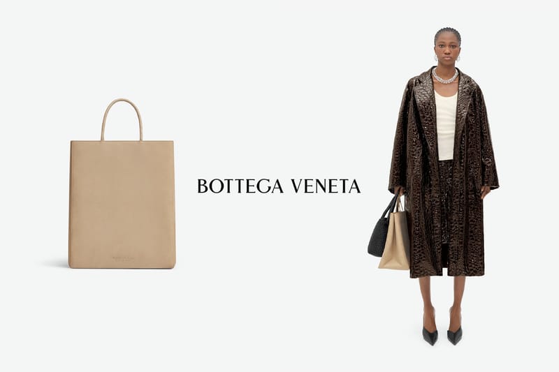 Bottega Veneta 用小牛皮設計了一枚雜貨紙袋The Brown Bag，價格