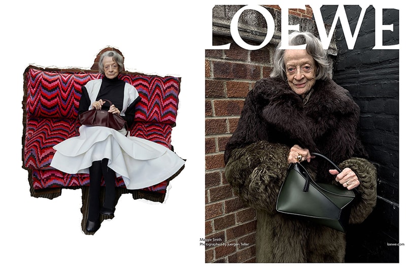 走出魔法世界，「哈利波特」麥教授 Maggie Smith 驚喜現身 LOEWE 新系列形象照！ - POPBEE
