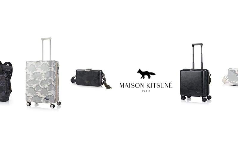 出國旅遊的可愛配件：Samsonite x Maison Kitsuné 聯名推出旅行系列