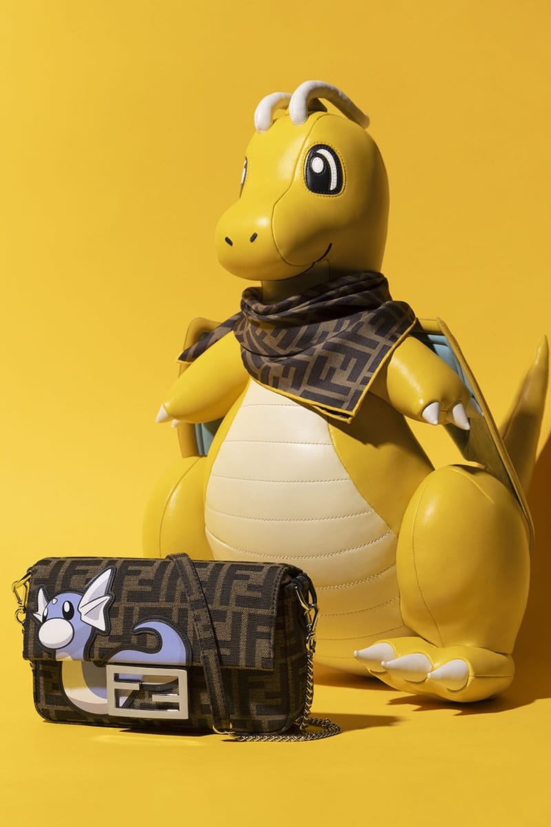 當可愛快龍成為主角：小皮件、手袋... Fendi x Frgmt x Pokémon 三方