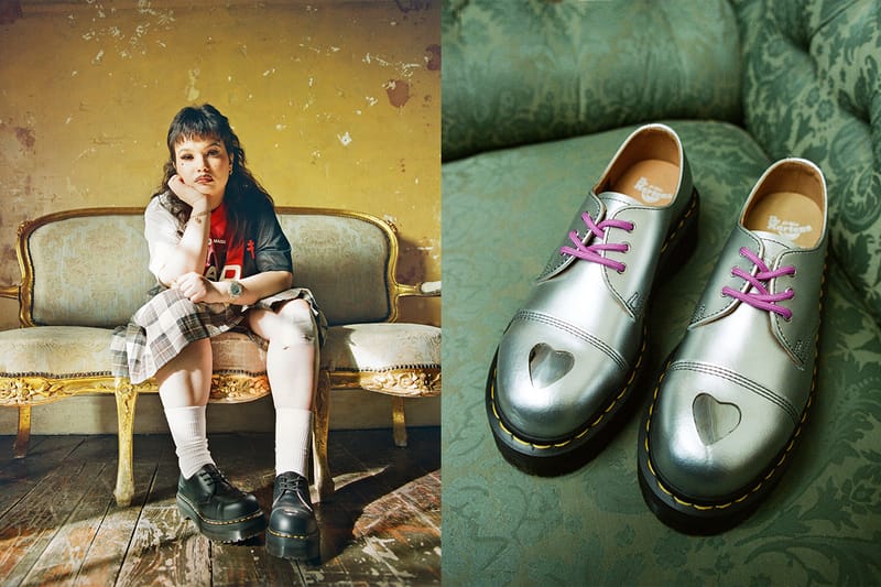 偷藏在龐克精神裡的可愛心型：Dr. Martens 首次聯名MadeMe，這雙厚底鞋