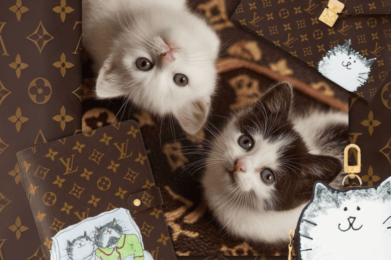貓奴準備再次淪陷：Louis Vuitton 神級聯名驚喜回歸，新品剛曝光就已經