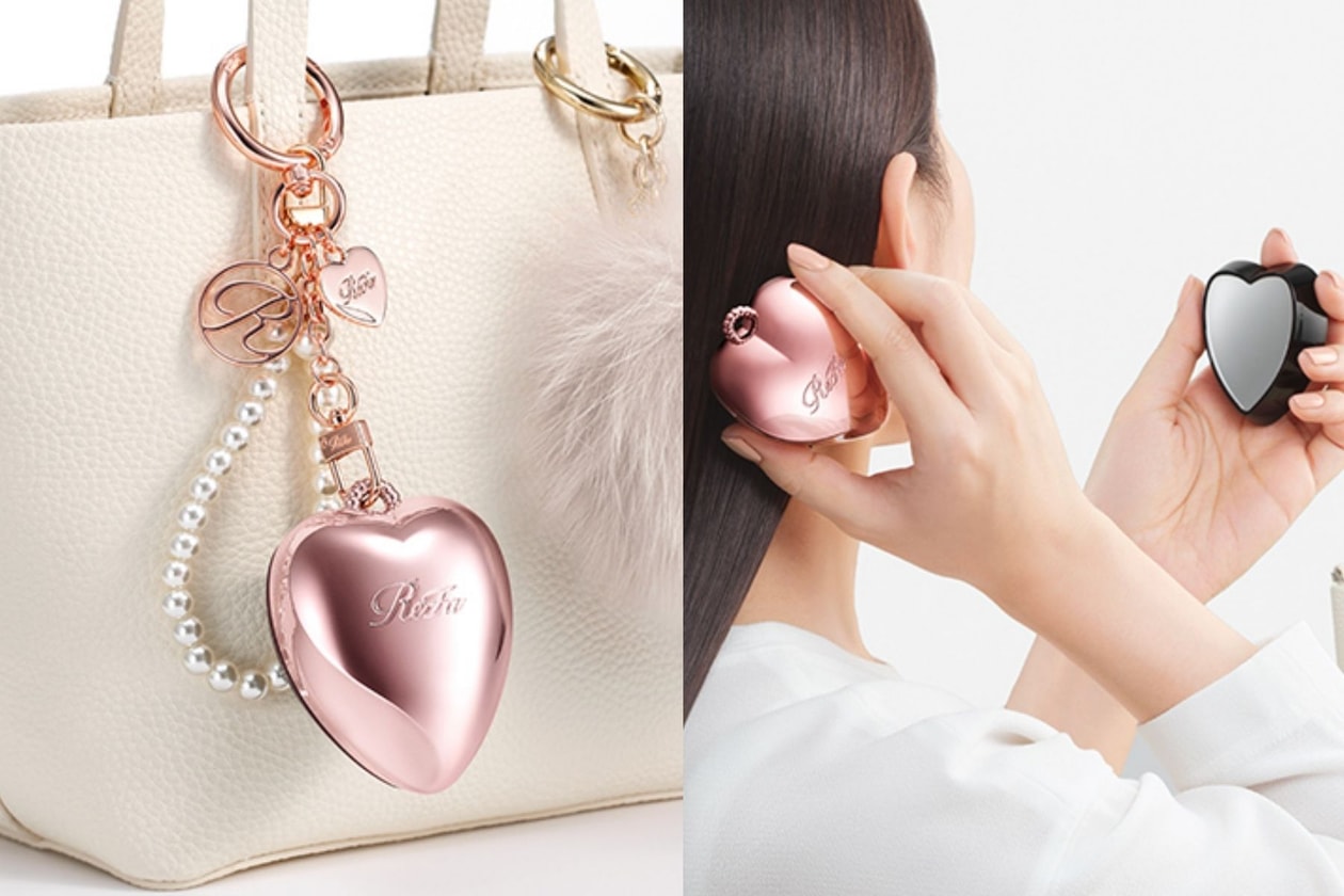 ReFa HEART BRUSH charm 顏色、售價、開賣日期:愛心梳吊飾玫瑰金與 3 款新色 - POPBEE