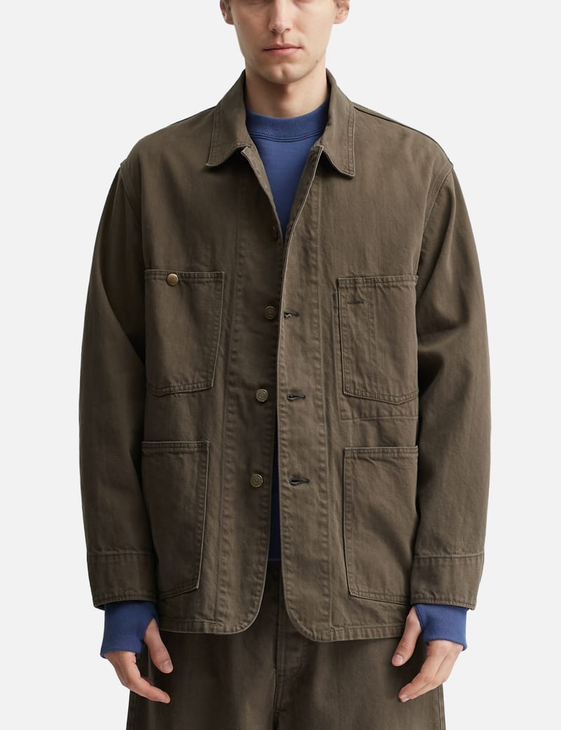Unlikely Unlikely Chore Jacket Color Denim - 日本製ブラウン