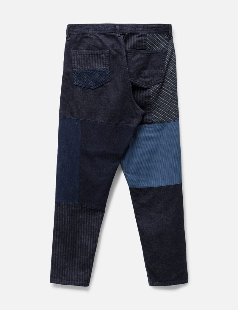新品登場 FDMTL - PATCHWORK PANTS RINSE | HBX - Globally Curated パンツ