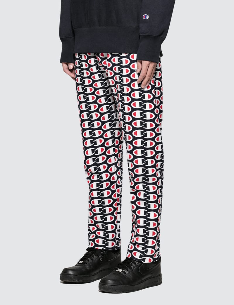 Champion Reverse Weave All Over Print Sweat Pants HBX