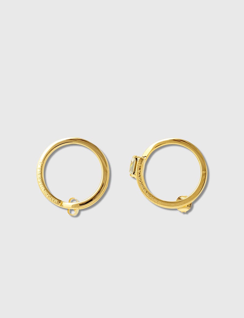 MM6 Maison Margiela - Hoop Earrings | HBX - Globally Curated
