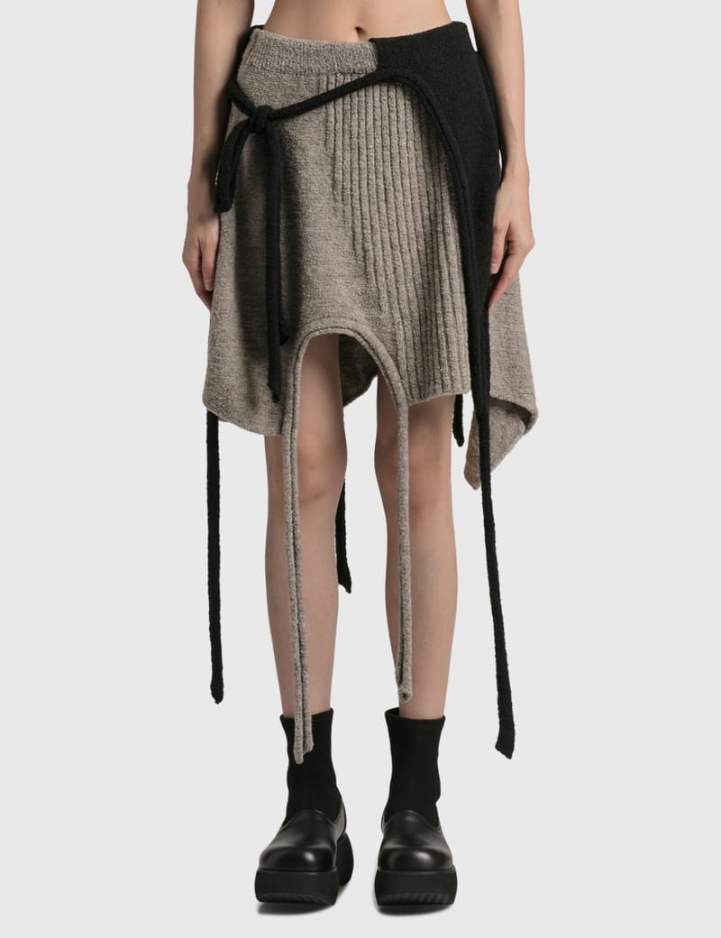 Ottolinger - BOUCLÉ KNIT MINISKIRT | HBX - Globally Curated