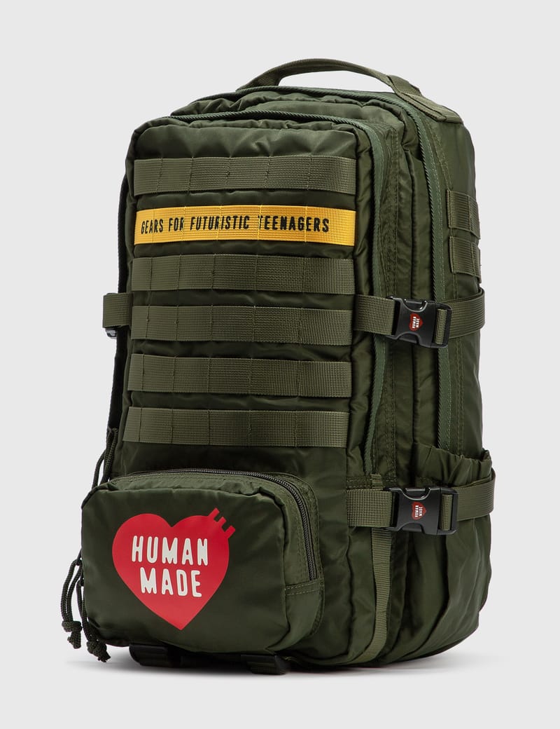 HUMAN MADE MILITARY BACKPACKバックパック　ネイビー縦53cm横40cm