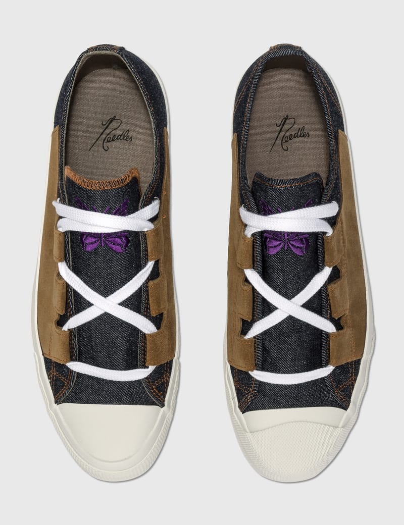 Needles - Asymmetric Ghillie Sneaker | HBX - Globally
