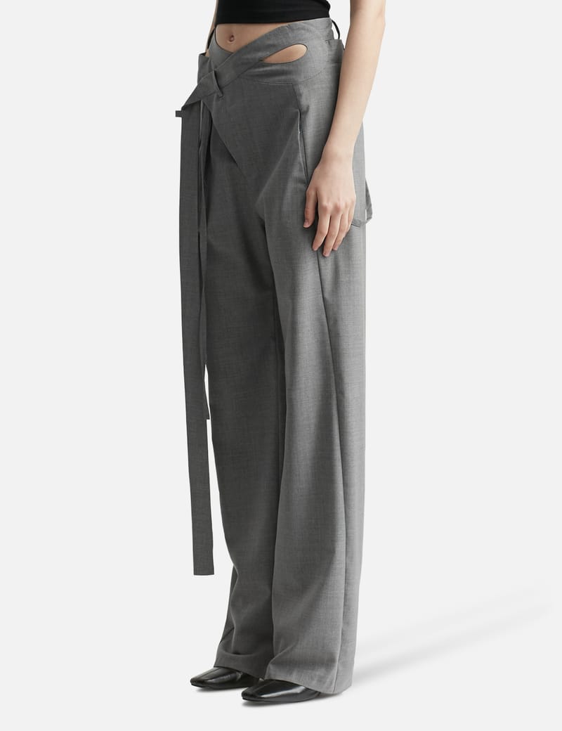 パンツ Ottolinger Trousers Ottolinger - SIGNATURE WRAP SUIT TROUSERS | HBX - Globally