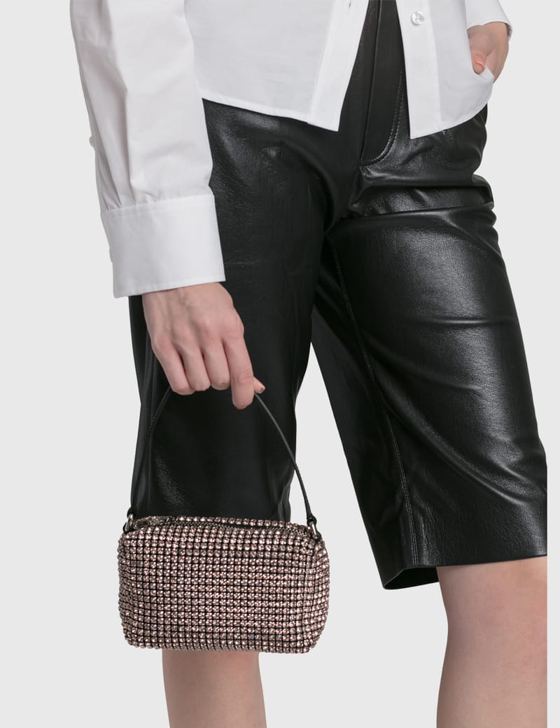ハンドバッグ ALEXANDER WANG HEIRESS MEDIUM HANDBAG IN RHINESTONE MESH Alexander Wang - HEIRESS MEDIUM POUCH IN RHINESTONE MESH