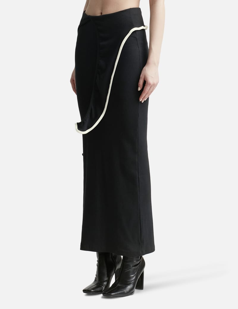 スカート OTTOLINGER Women Skirts 10430010401 BLK BLACK Black Layered Miniskirt by Ottolinger on Sale