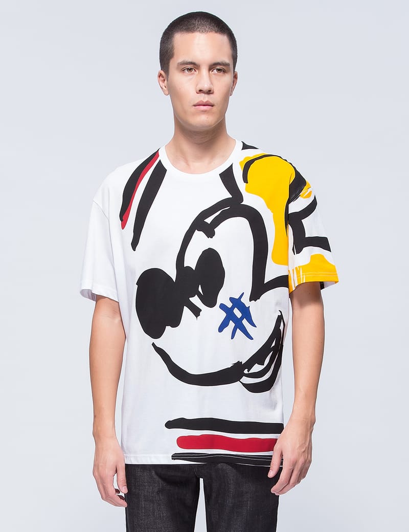 Tシャツアイスバーグ　白　ICEBERG ミッキーTシャツ男女兼用ヴィンテージS ICEBERG - Mickey Mouse Sketch S/S T-Shirt | HBX