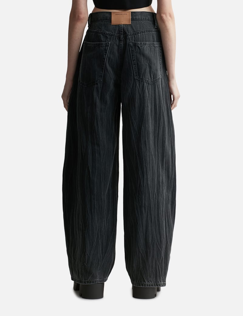 美脚効果【alexanderwang】oversize cago jeans in cotton ALEXANDER WANG Oversize Cargo Jeans | VAO Concept Store