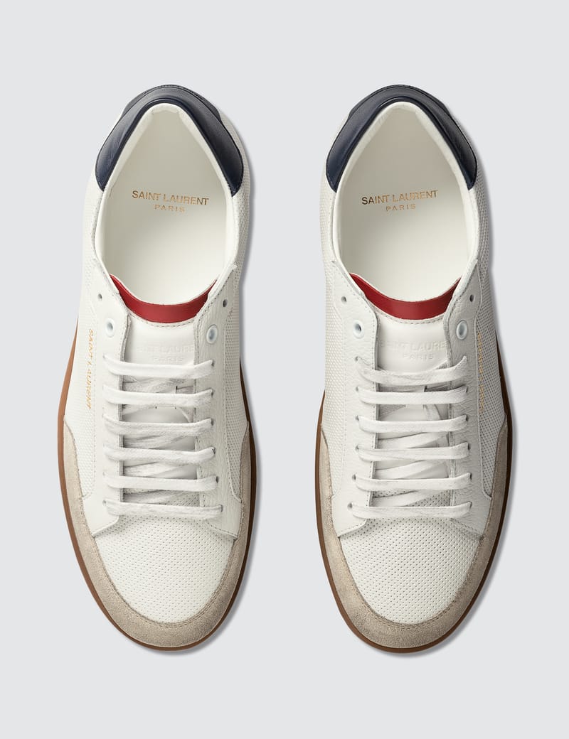 Saint Laurent - Court Classic SL/10 Sneakers In Perforated
