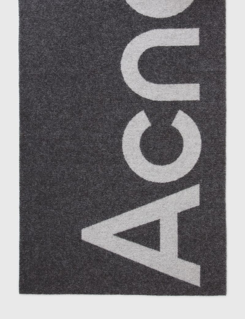 【新品】Acne Studios ロゴジャカードスカーフ アクネ ストゥディオズ - ロゴ ジャカード スカーフ | HBX